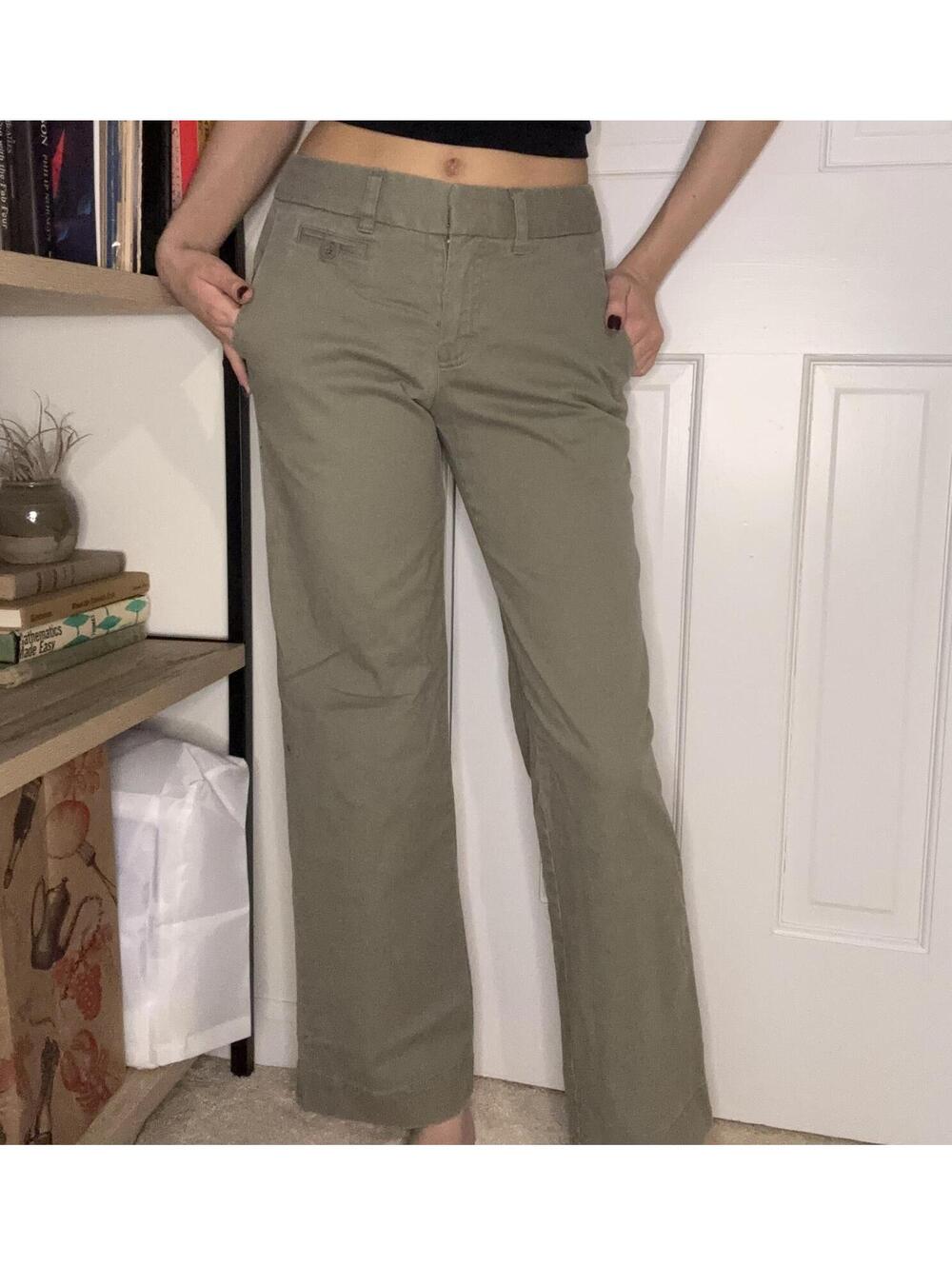 Cherokee y2k 2 Olive Low Rise Chinos